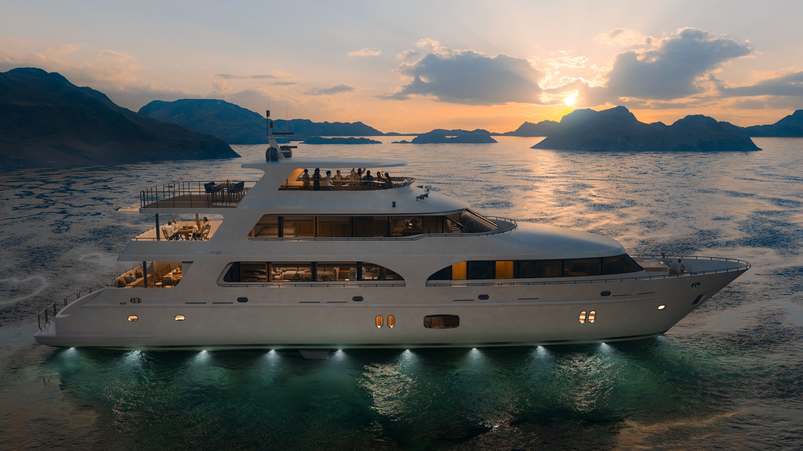 No Name Motor Yacht PRESIDENT YACHTS 120' 1" 2025 YATCO
