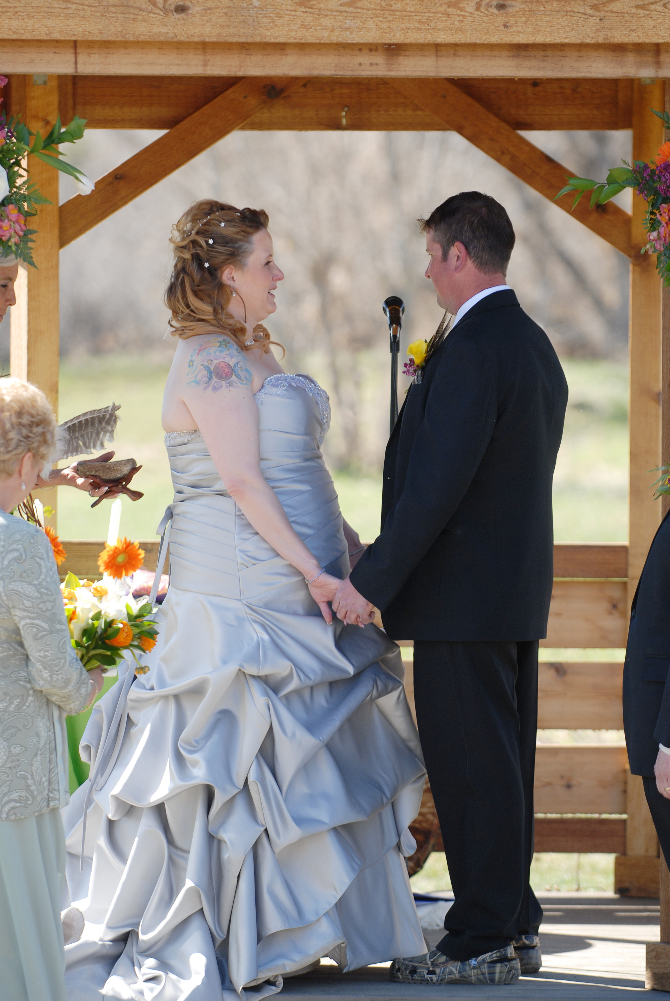 cloud 9 wedding Kathi and Charlie at the Botanic Gardens at Chatfield