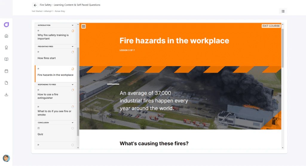 Fire Safety & Prevention Course Free Training & Assessment