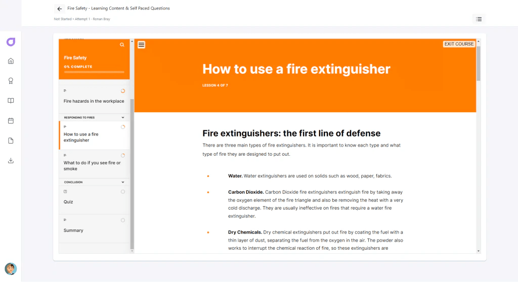 Fire Safety & Prevention Course Free Training & Assessment