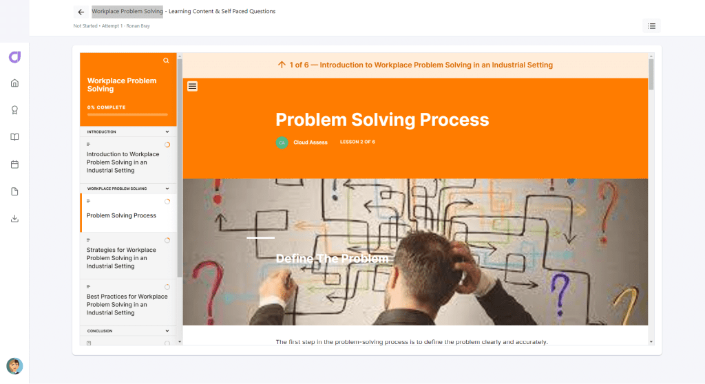 Workplace Problem Solving Strategies Course Free Training