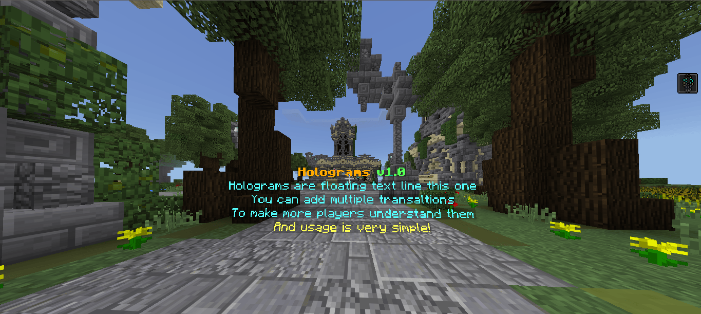 Holograms Cloudburst Nukkit & Minecraft Server Software