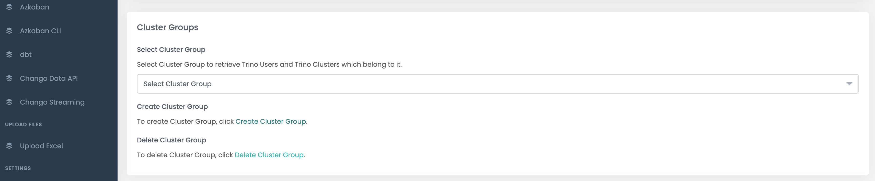 Run First Trino Query Chango Private
