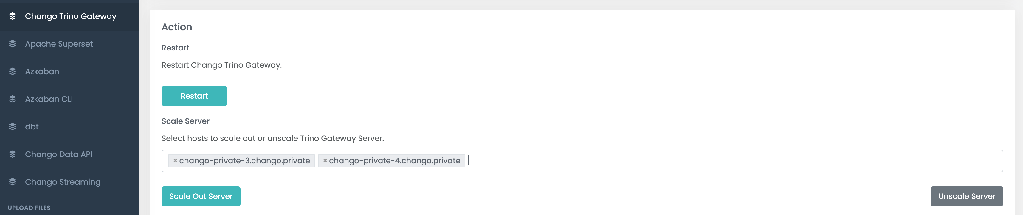 Install Chango Components Chango Private