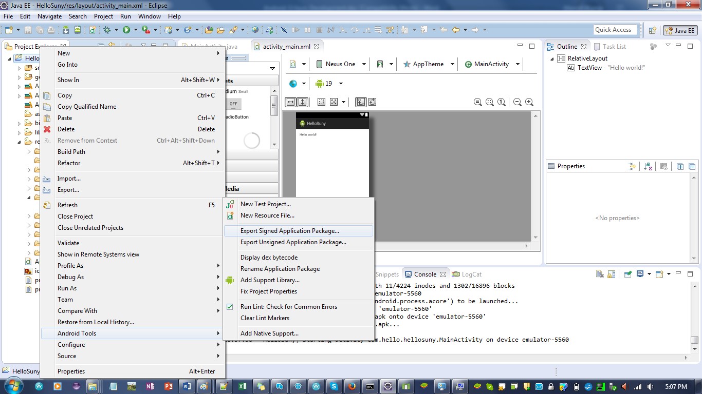 Eclipse Setup for Android & Sample Android Programming Manish's Lab