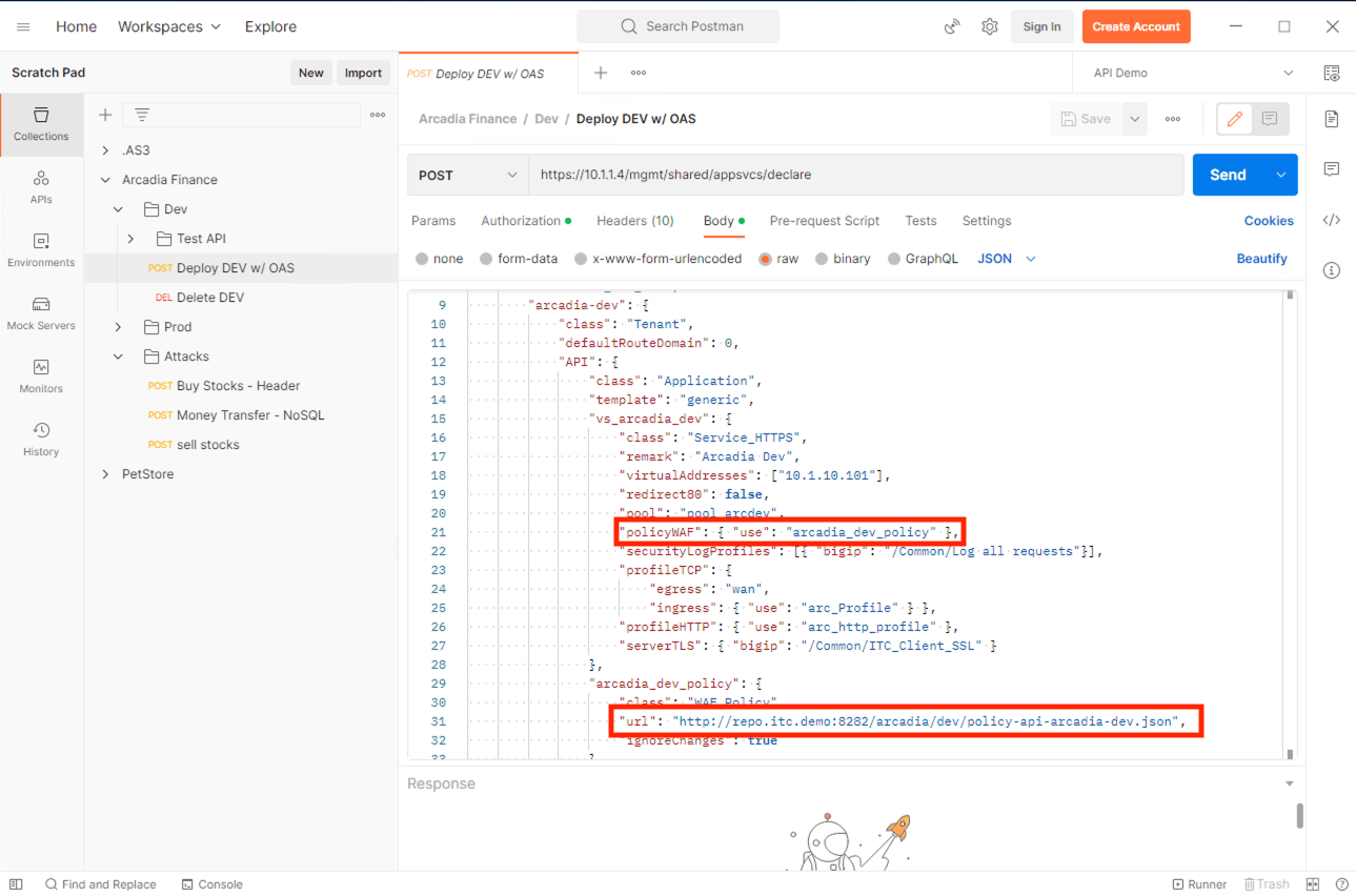 Lab 3.1: Review and Deploy AS3 Declaration