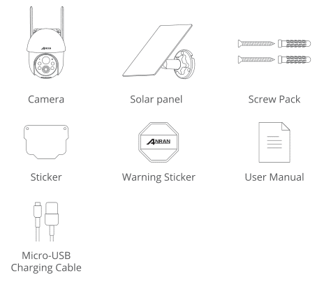 [ANRAN App]Q1 Q3 Max Solar powered wireless security camera Quick Start