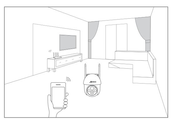 [ANRAN App]Q1 Q3 Max Solar powered wireless security camera Quick Start