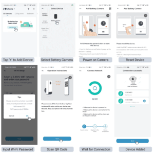 COCOCAM Wireless PTZ Security Camera User Guide - CloudEdge App