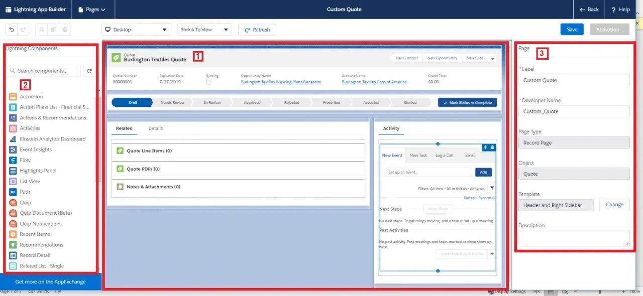 Customizing Salesforce Create a Custom Lightning Record Page