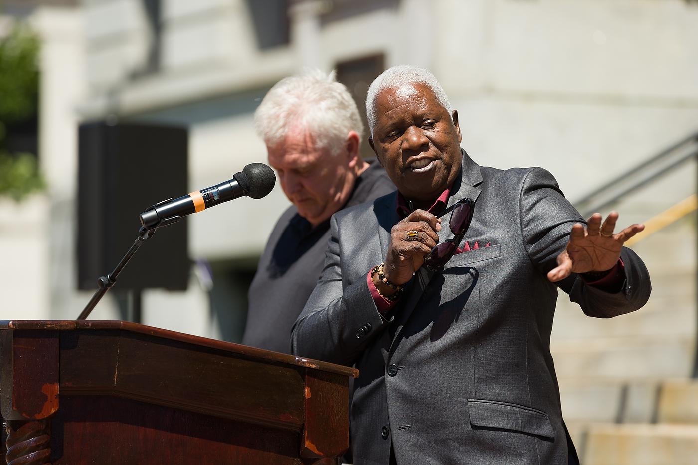 Floyd Statue Unveiled at Newark City Hall