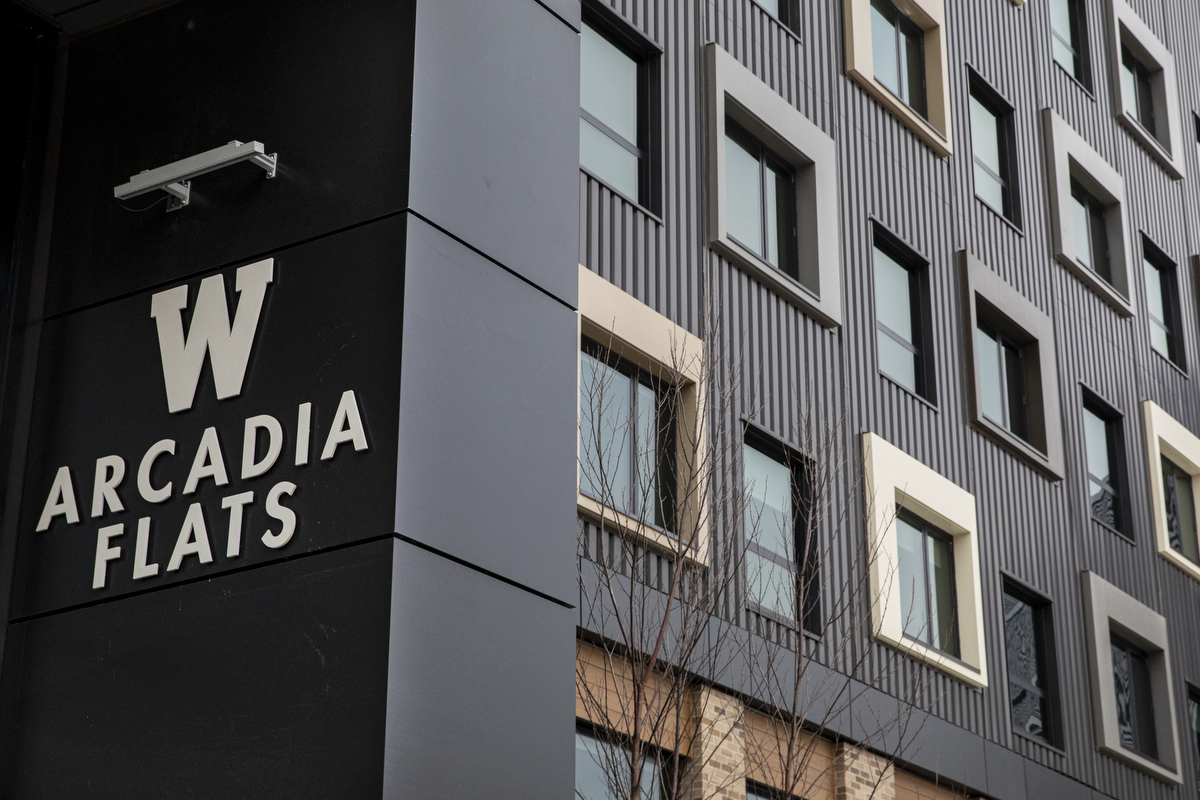 Arcadia Flats Apartments open on the campus of Western Michigan