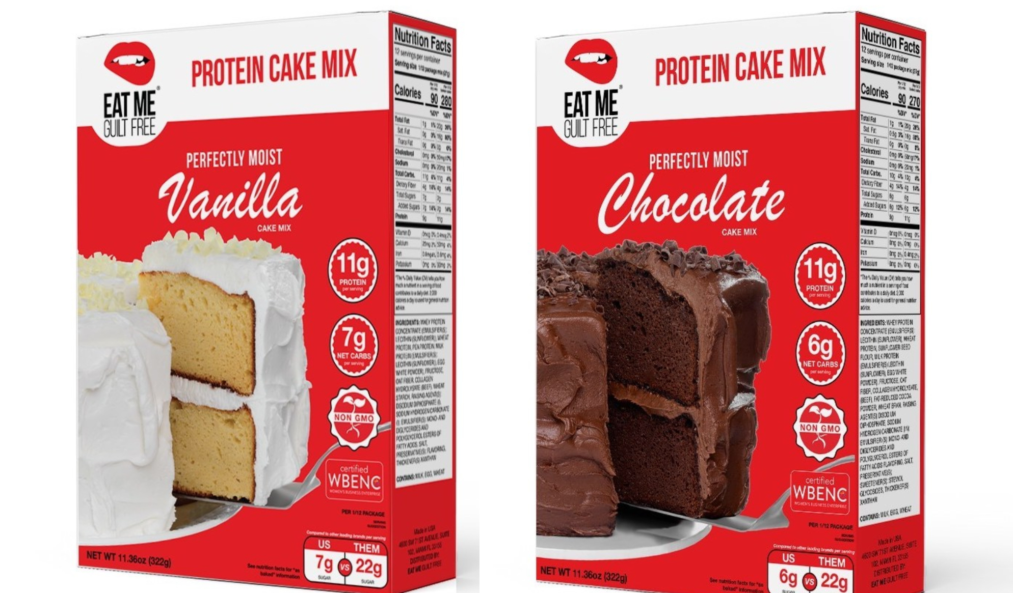 Eat Me Guilt Free releases highprotein, low carb cake mixes