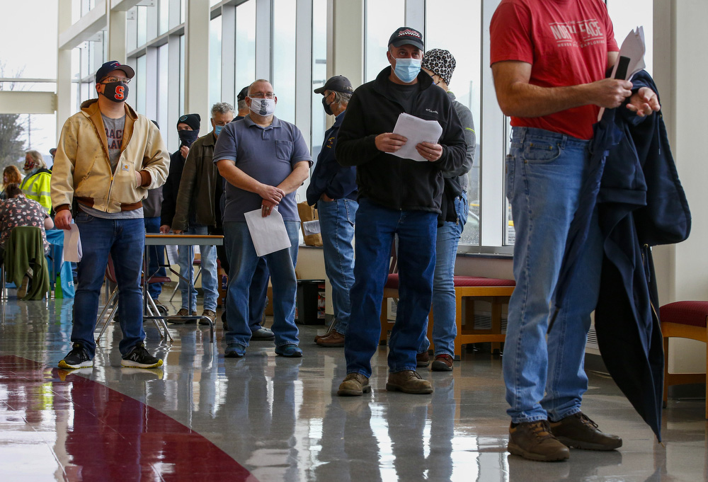 COVID19 vaccination clinic for first responders