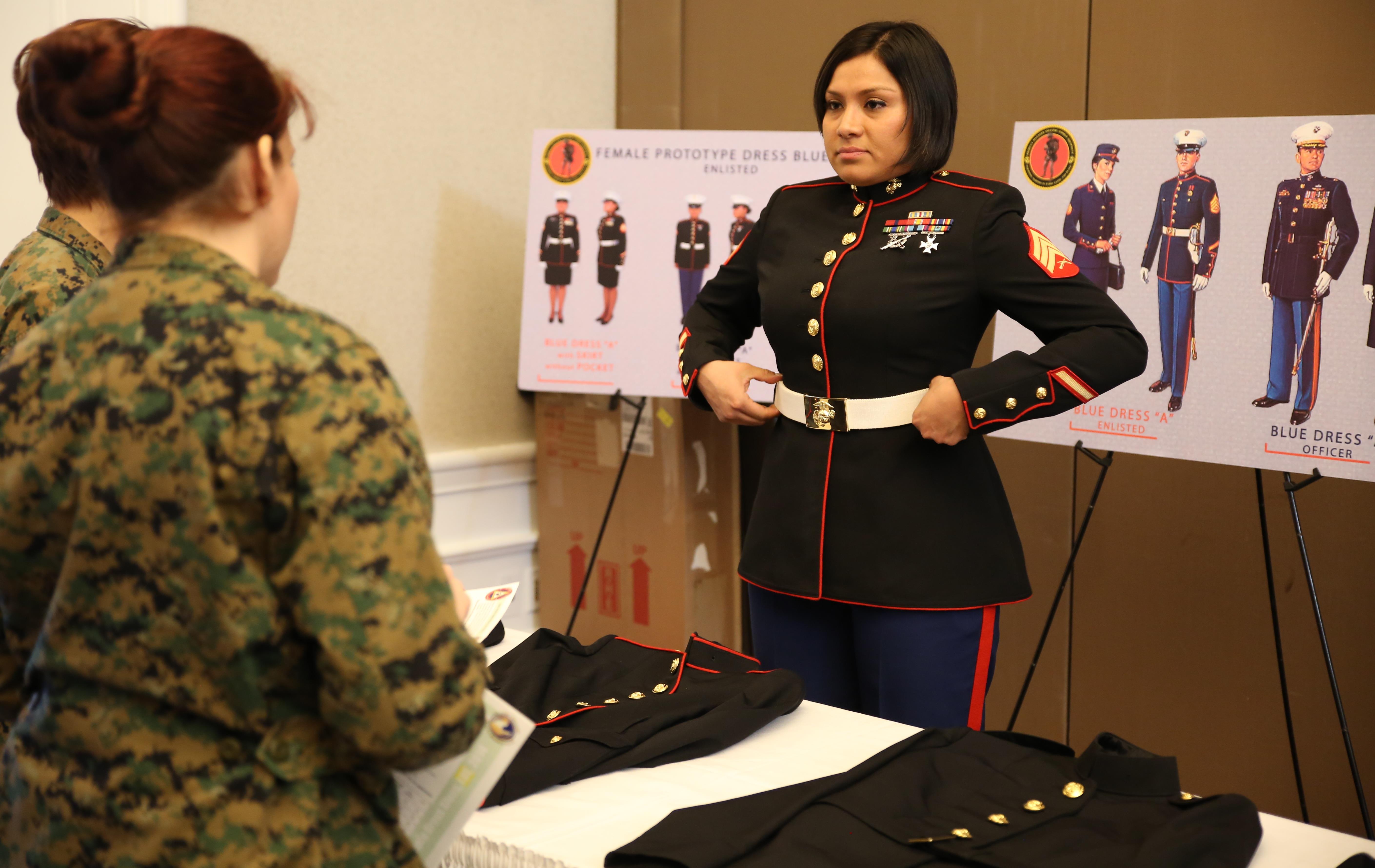Female Marine Officer Dress Blues