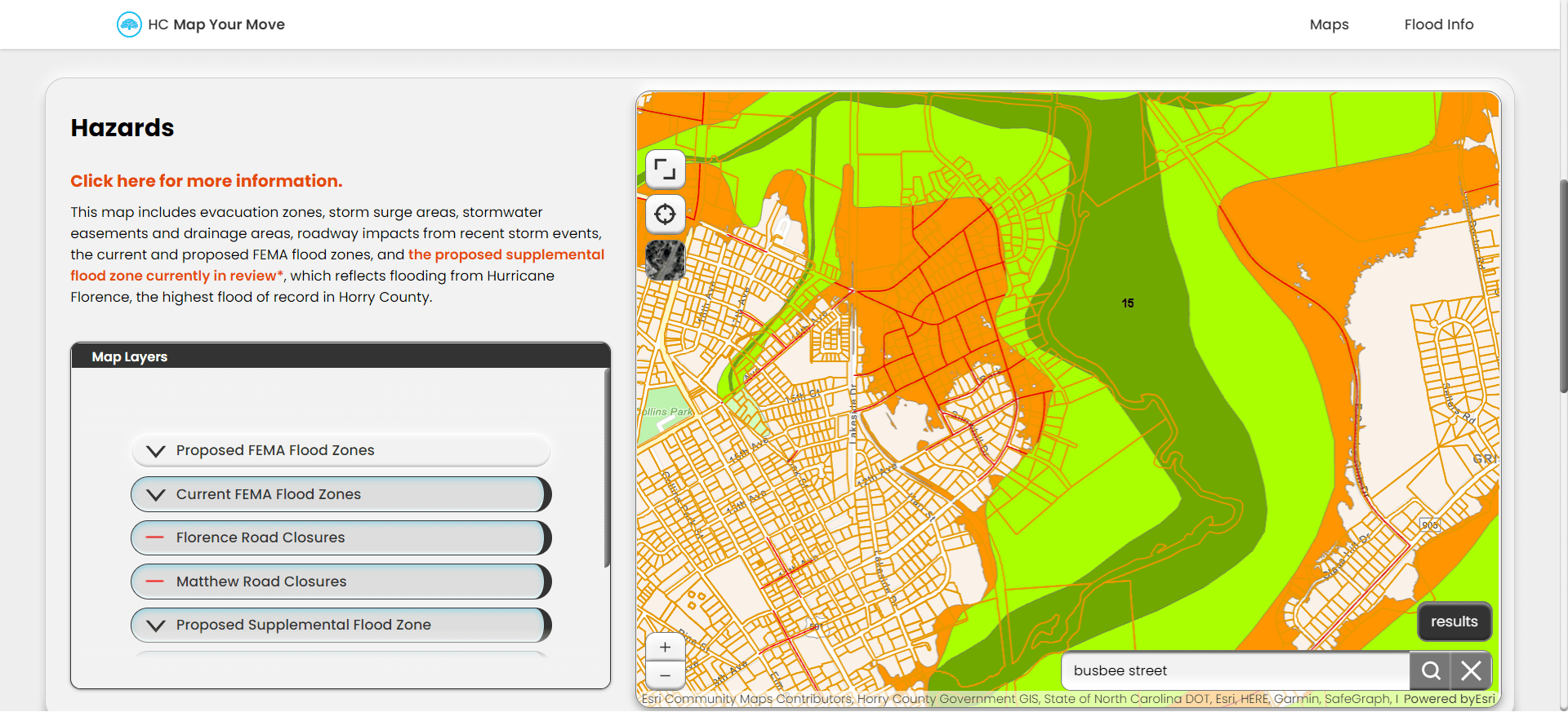 Horry County Gis Map New App Helps Those Moving To Horry County Determine If Home Is In Danger Of Flooding