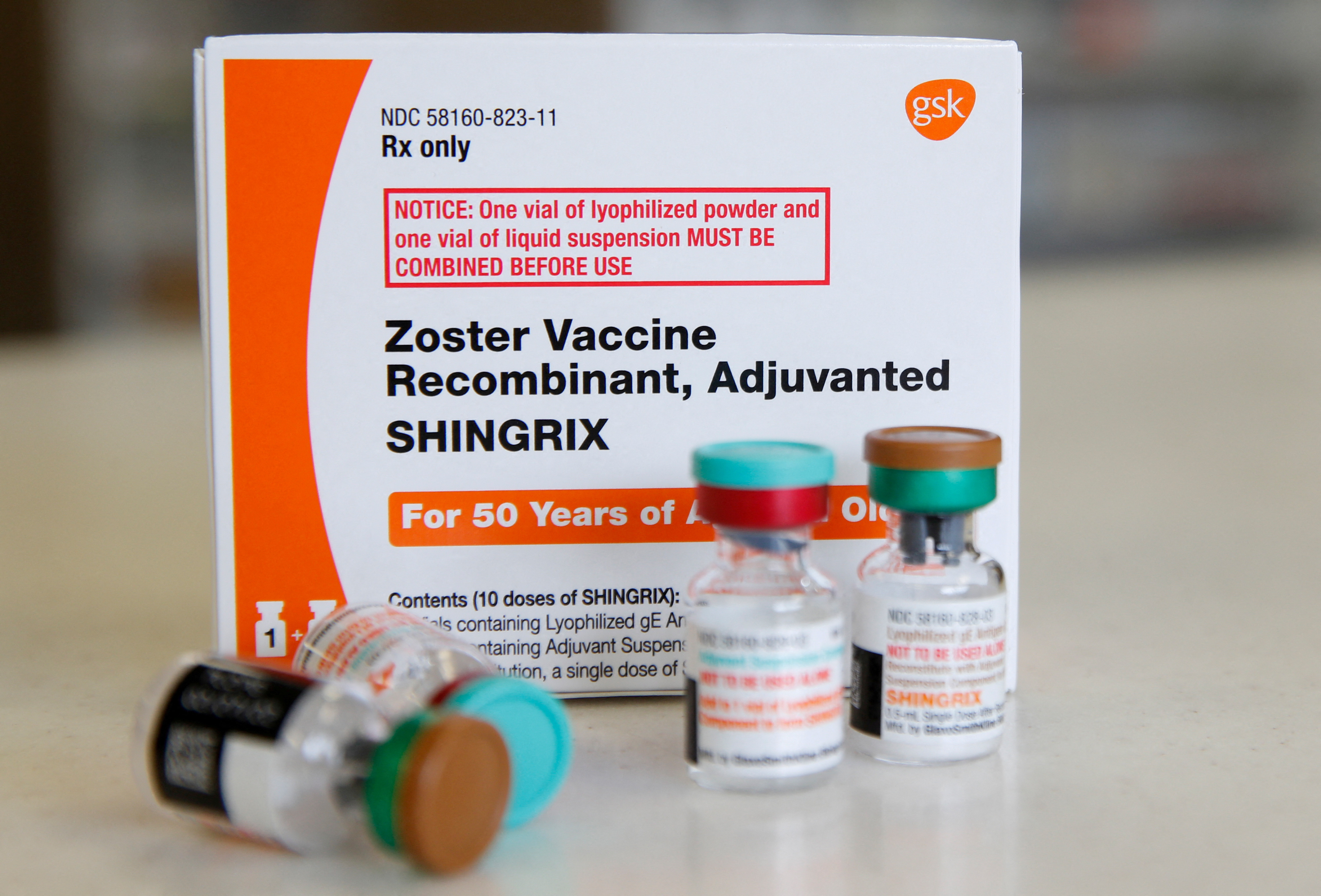 GSK says efficacy of its shingles vaccine remains high after years