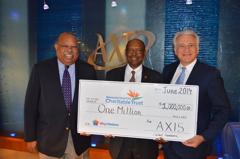 AXIS Donates 1 Million Towards KEMH Upgrade Bernews