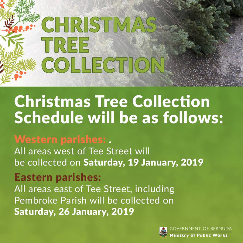 Holiday Season Garbage Collection Schedule Bernews