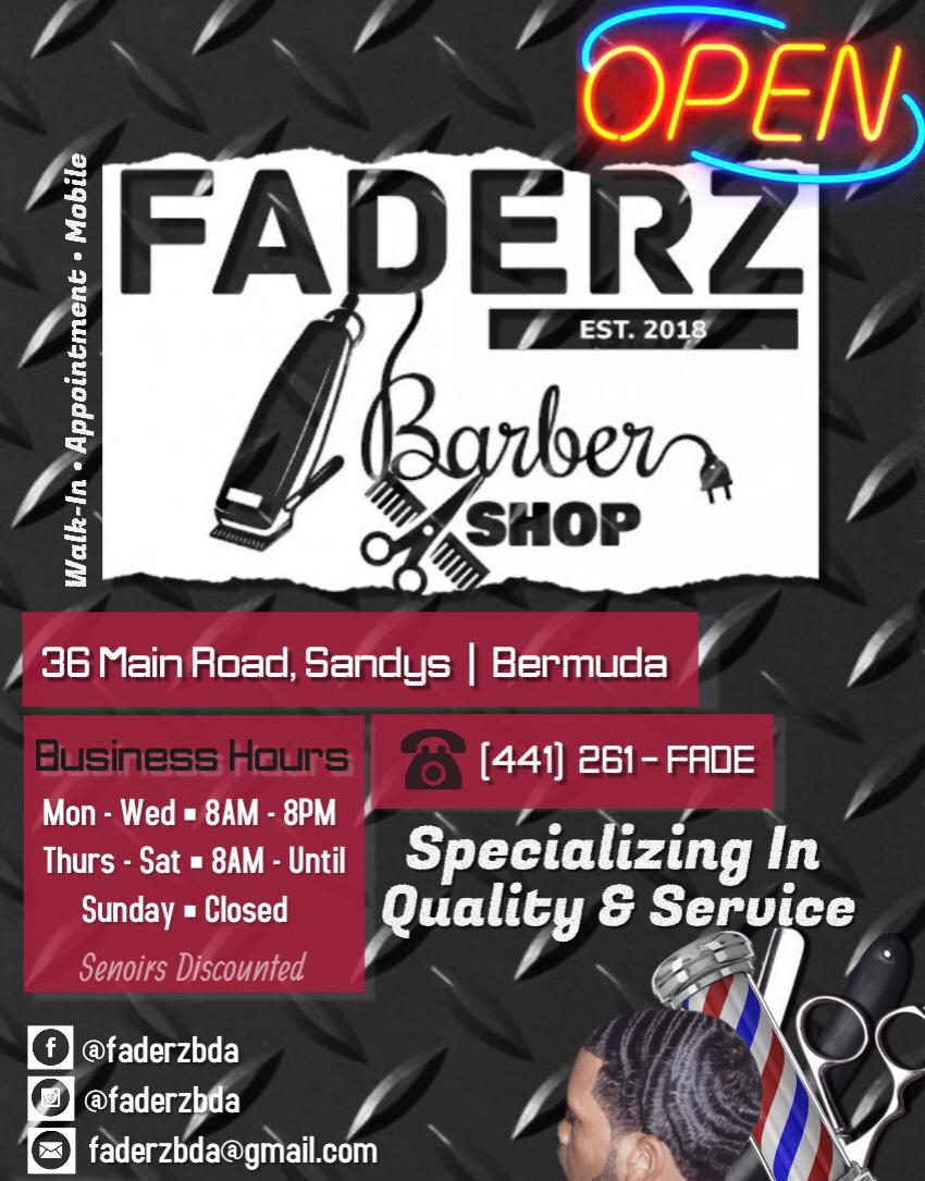 Faderz Barber Shop Opens In Somerset Bernews