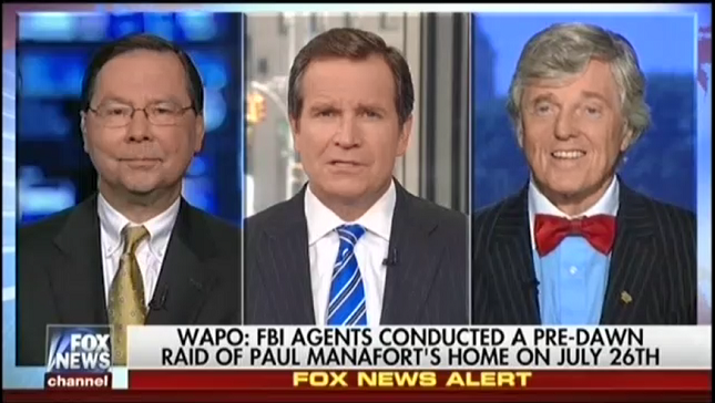 Fox anchor Jon Scott "Some might call” the FBI's raid of