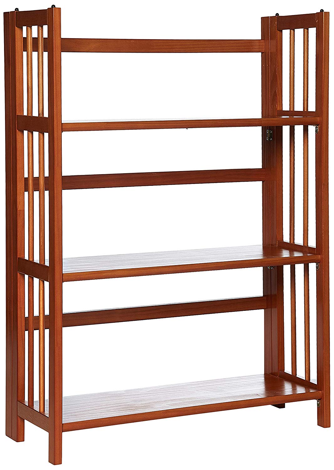 3 Shelf Folding Stackable Bookcase Casual Home 3Shelf Folding Stackable Bookcase 27.5" Wide 78.1100