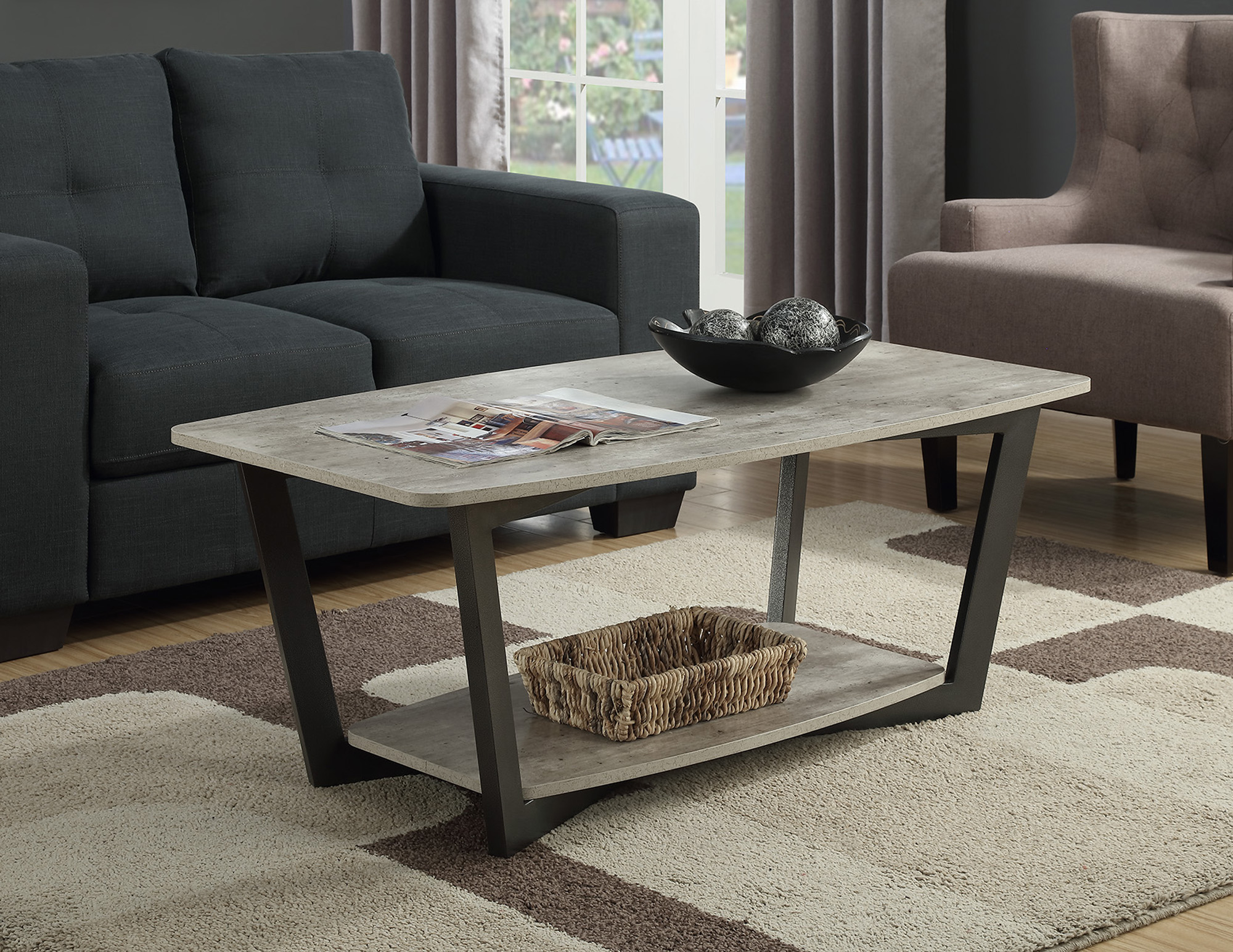 Convenience Concepts Graystone Coffee Table 133.9900