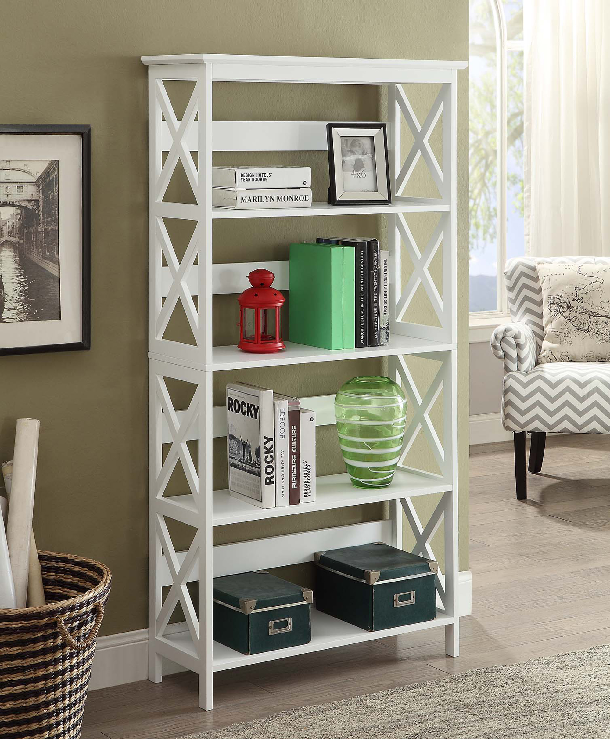 Convenience Concepts Oxford 5 Tier Bookcase From 151.9900 to 163.
