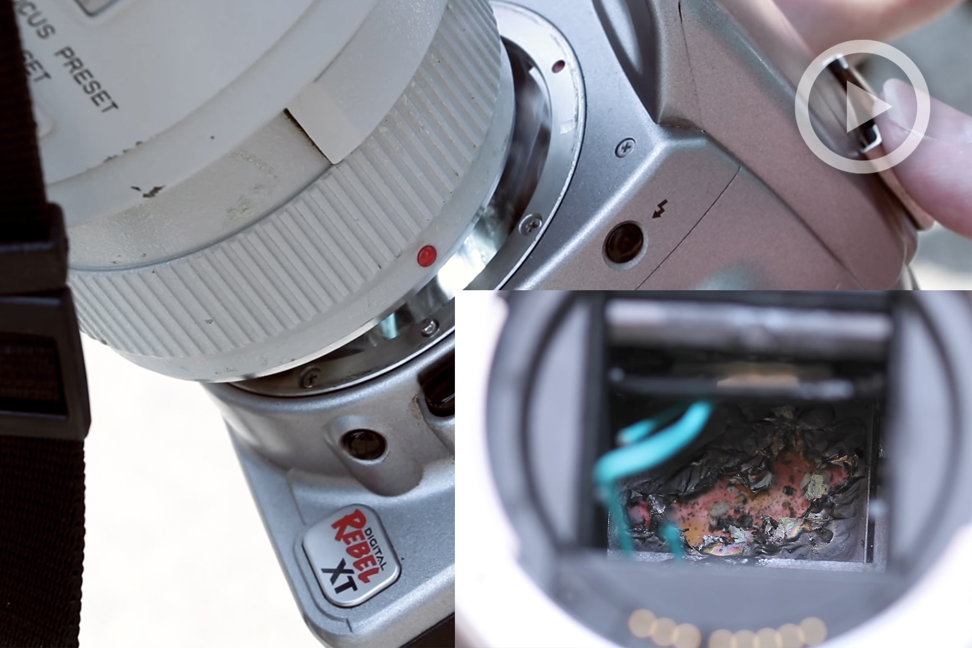 Solar Eclipse Photograph PSA Watch A 6 Second Exposure Burn A Hole In