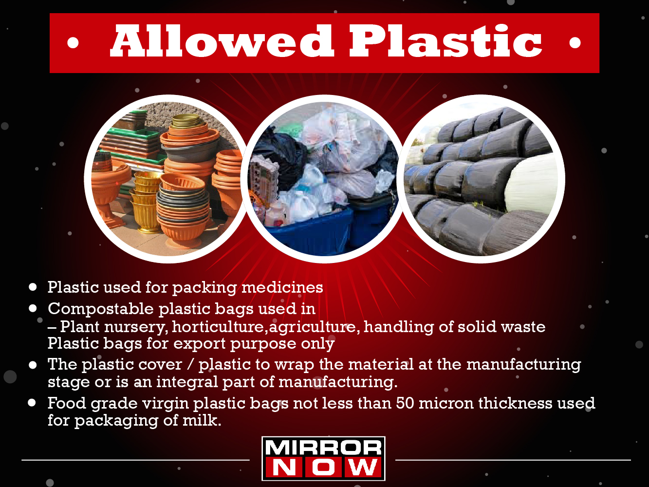 Maharashtra plastic ban 5 plastic items not part of the list