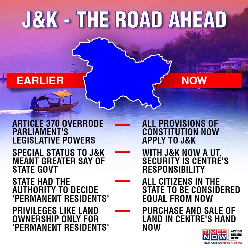 Modi govt scripts history Article 370 abrogated; Jammu and Kashmir set to be divided into two