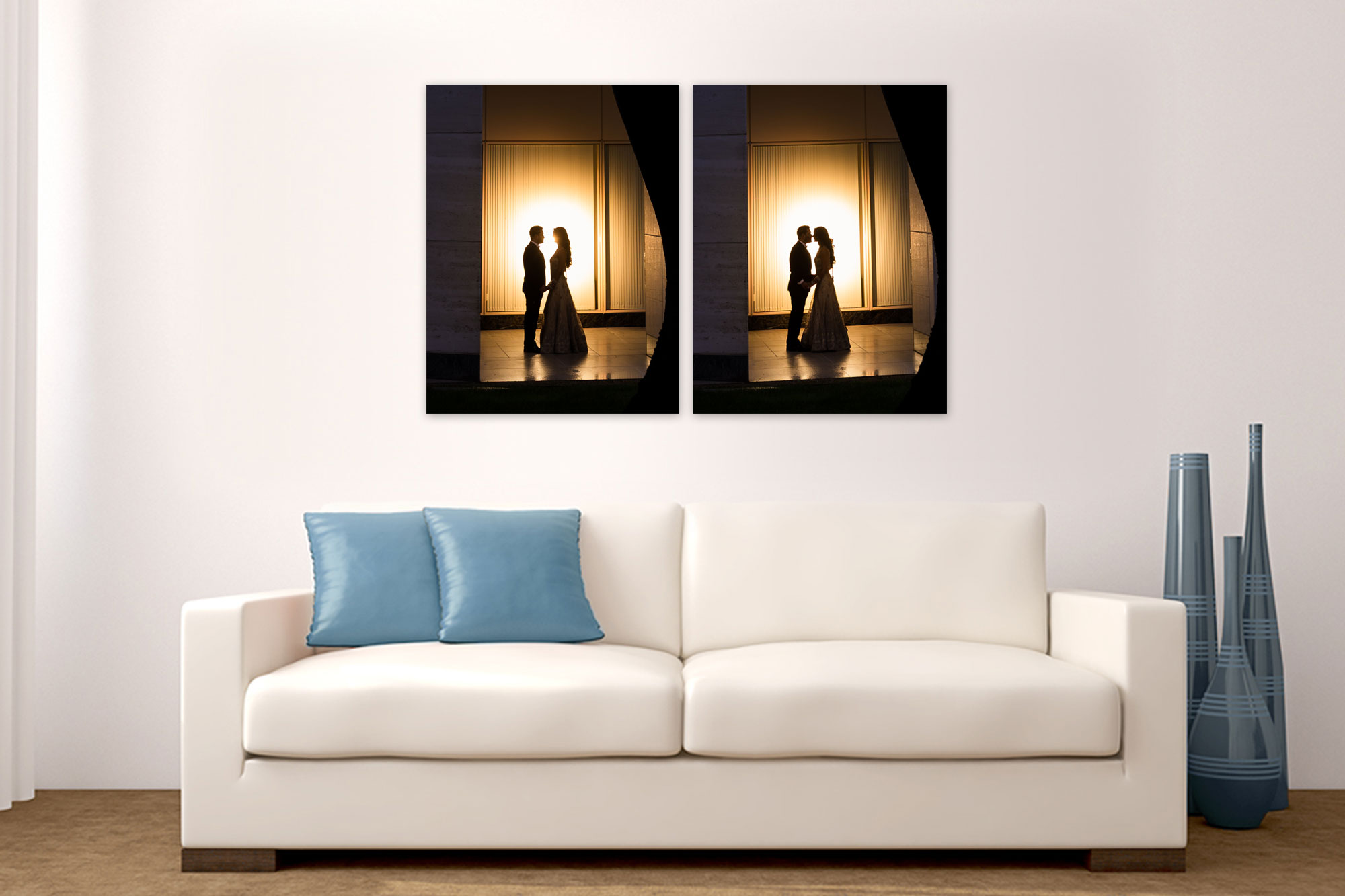 Canvas vs Framed Print Guide to Wall Art Options Wedding Maps