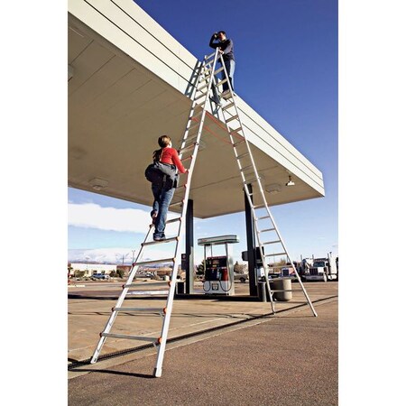 Little Giant Telescoping Step Ladder, 20-1/2ft, IA, Alm 10121 | Zoro.com