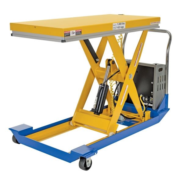 VESTIL CART2410DC Scissor Lift Cart,1000 lb.,Steel,Fixed G2584611 eBay