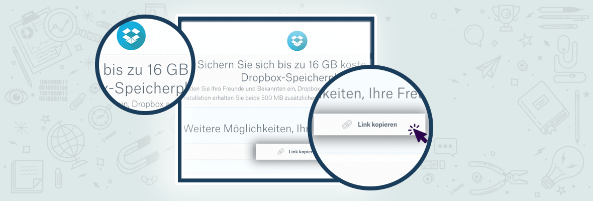 Howto Dropbox Freunde einladen und Speicherplatz erweitern
