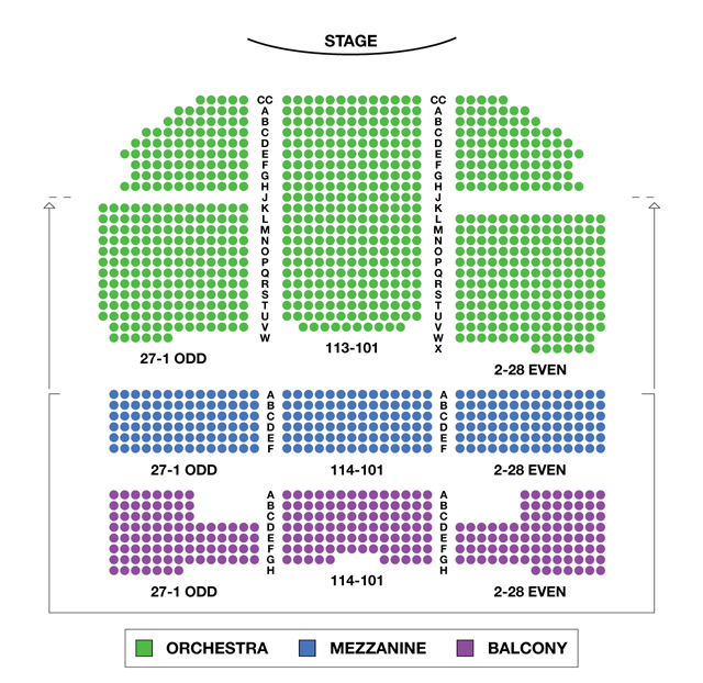 Richard Rodgers Theatre Broadway Seating Charts