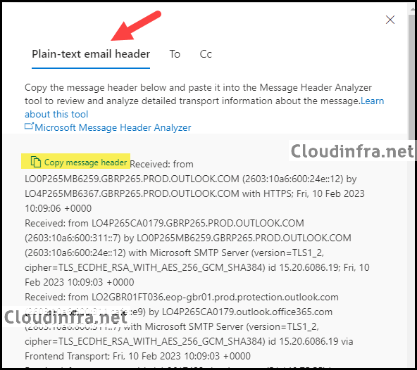 3 Ways To Find Email Header Information In Office 365
