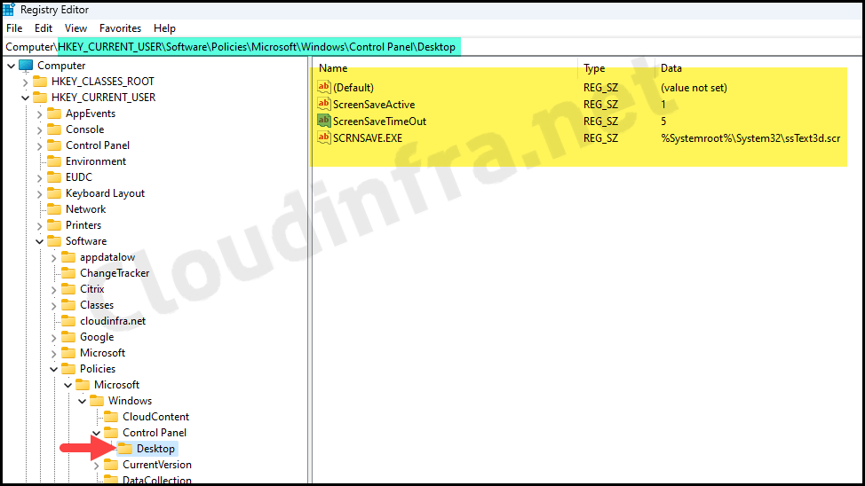 Enable Screen Saver On Windows Using Intune