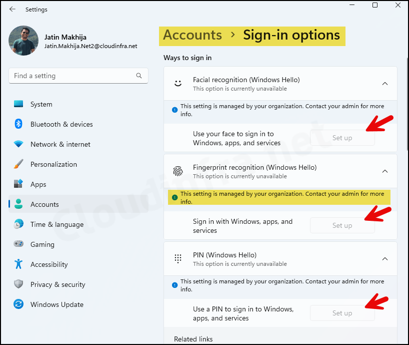 Disable Windows Hello For Business Using Intune
