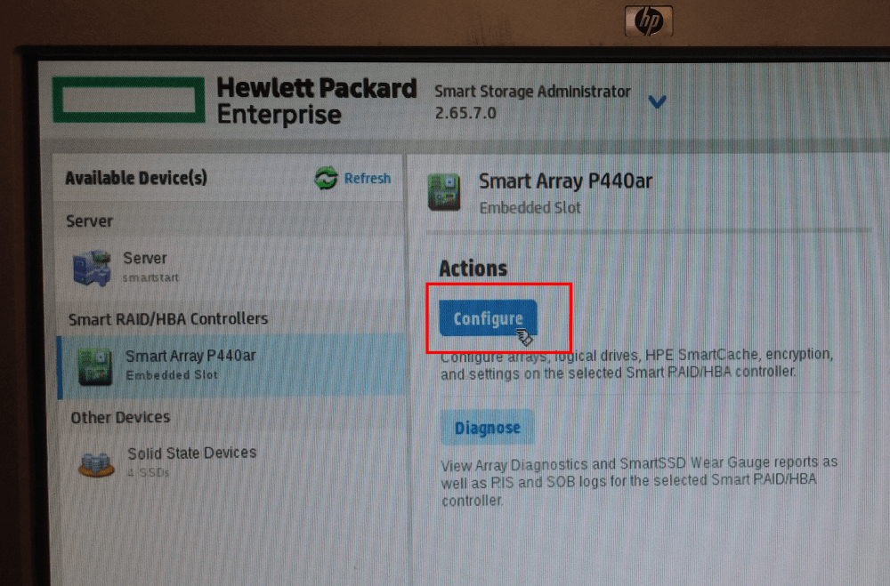 Configuring hp smart array controller mertqstreet