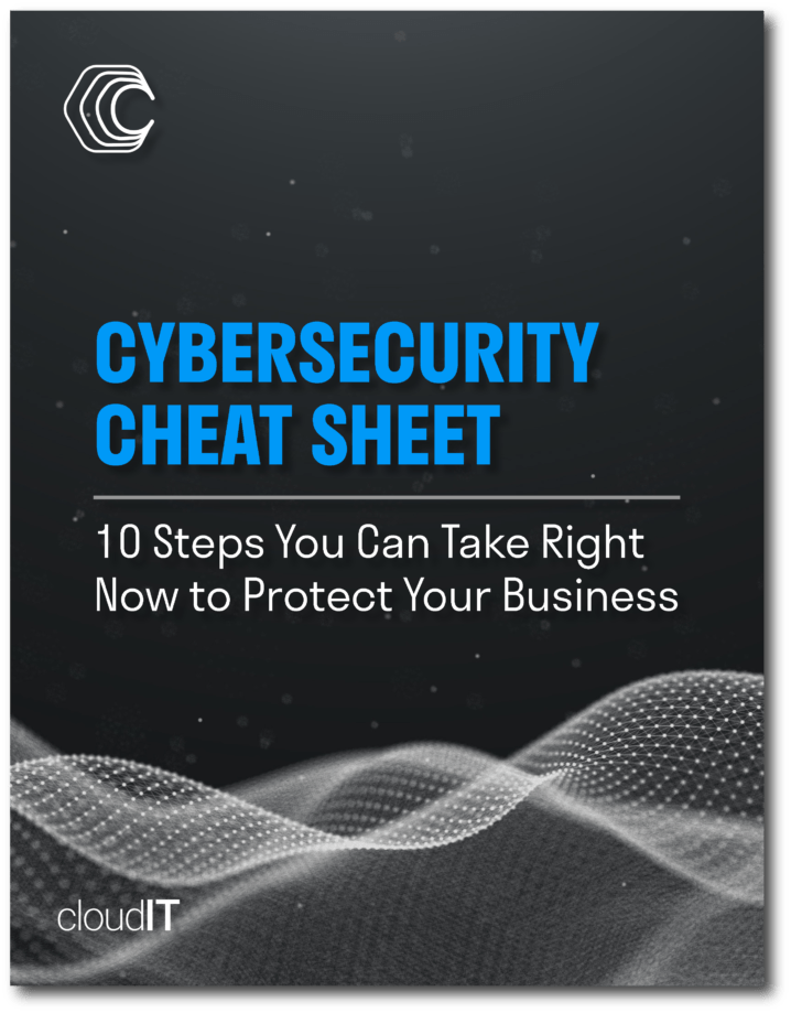 Cybersecurity Best Practices Cheat Sheet cloudIT