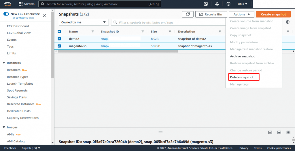 AWS EBS Snapshot Recycle Bin Cloudkul