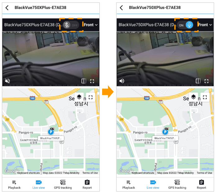 Live View BlackVue App, Viewer and Cloud Manuals