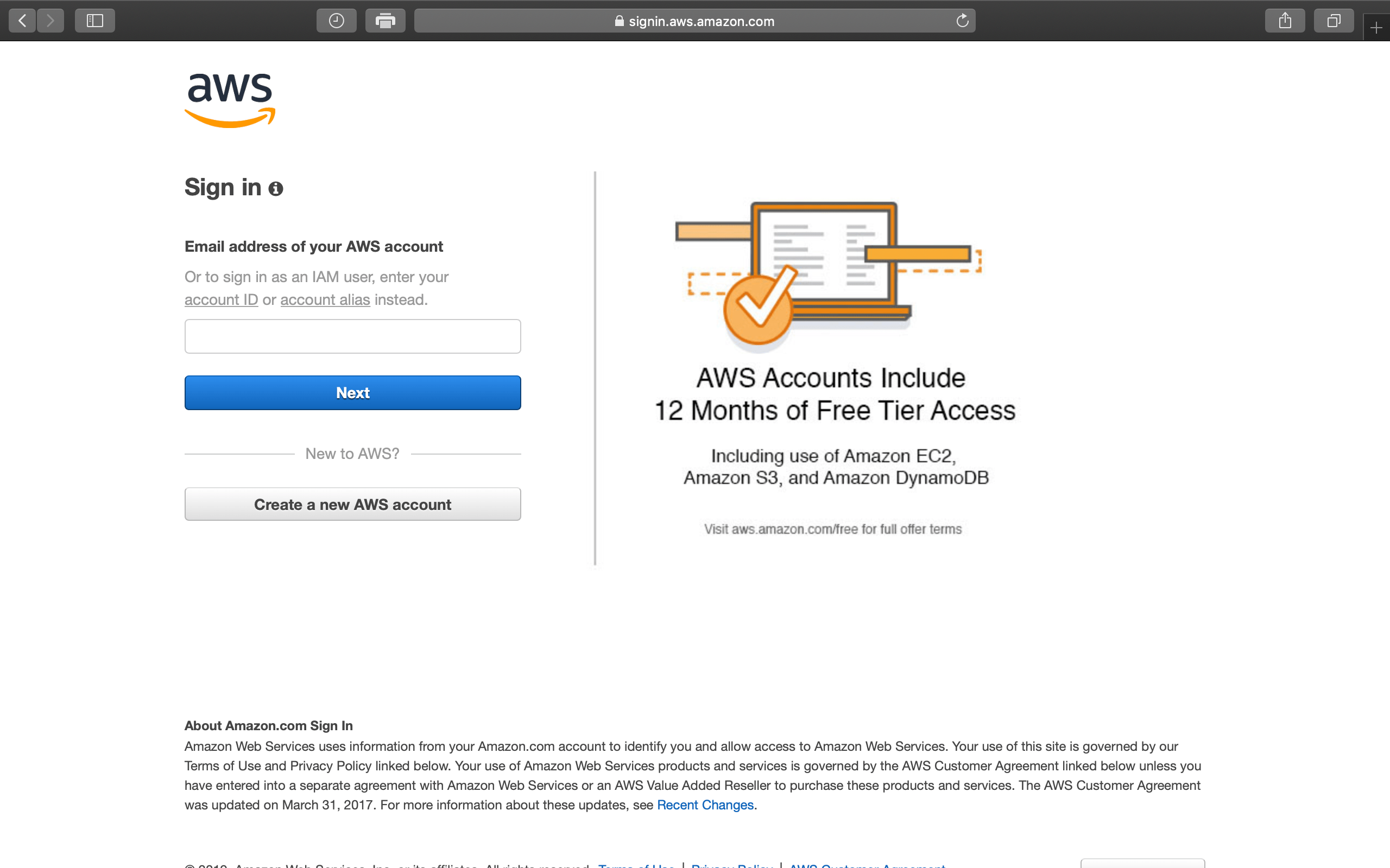 AWS Account — Cloudmesh 0.1 documentation
