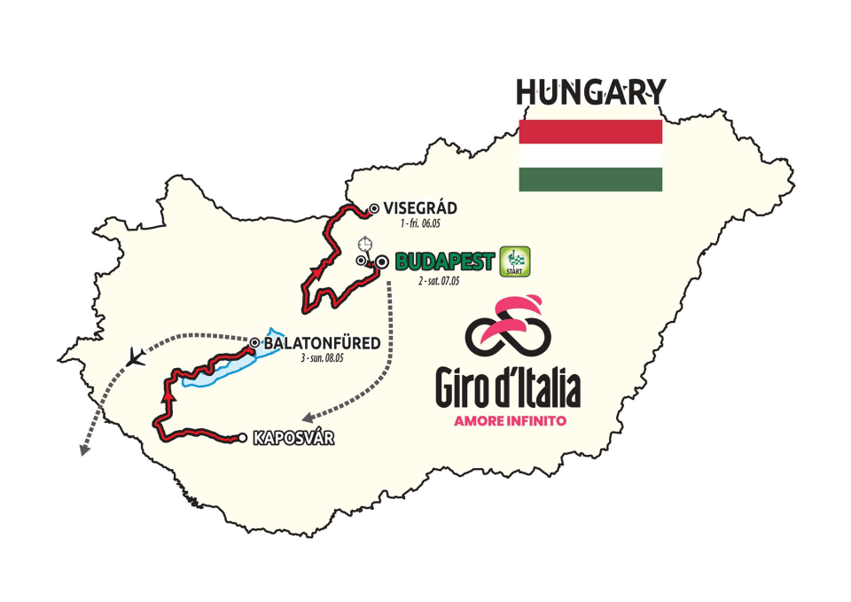 giro d'italia 2023 route map 2022 Giro D'italia Grande Partenza Kicks Off In Hungary