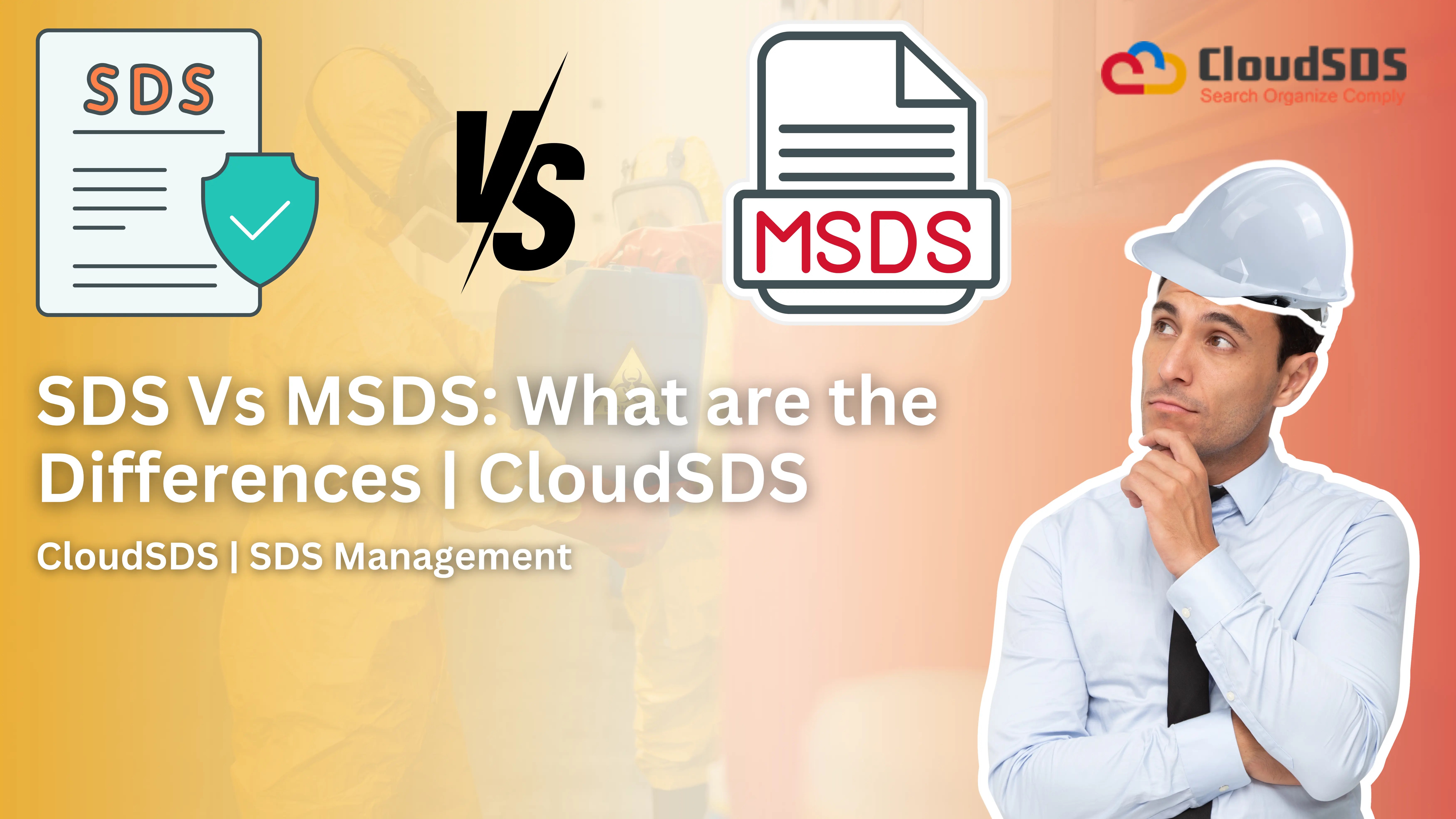 SDS Vs MSDS: What are the Differences | CloudSDS