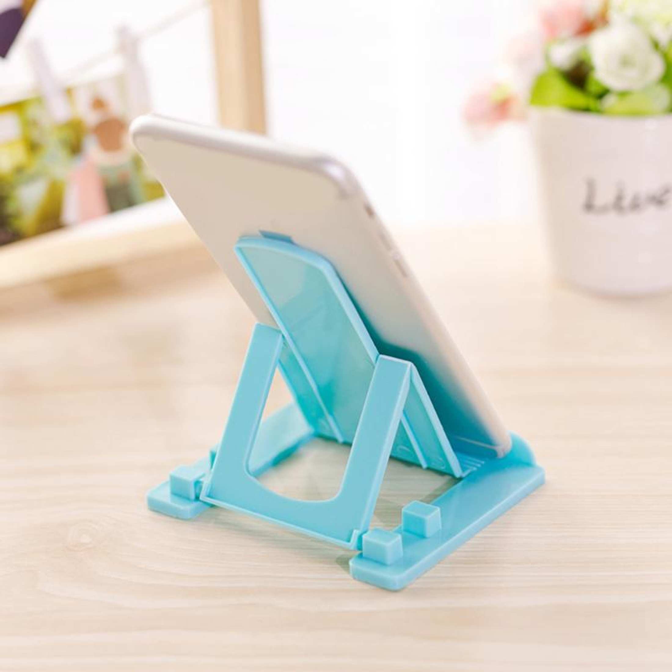 Buy Universal Folding Cell Phone Support Plastic Holder MultiColour