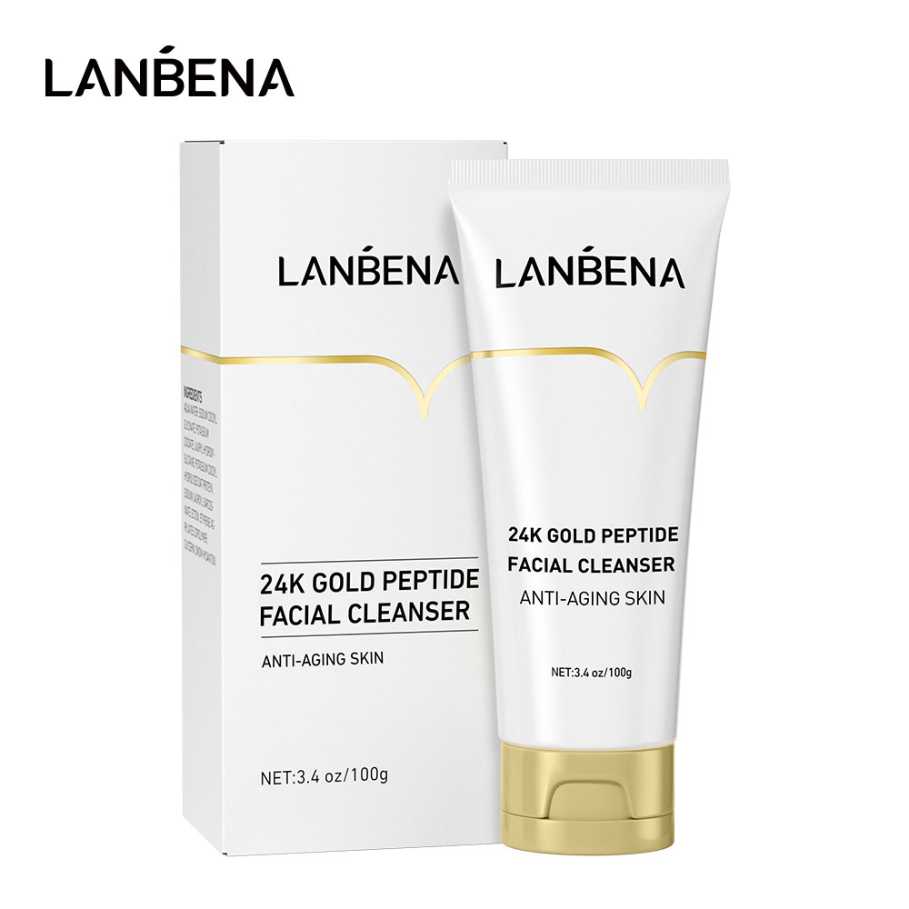 Buy Lanbena 24k gold peptide Facial Cleanser Online From