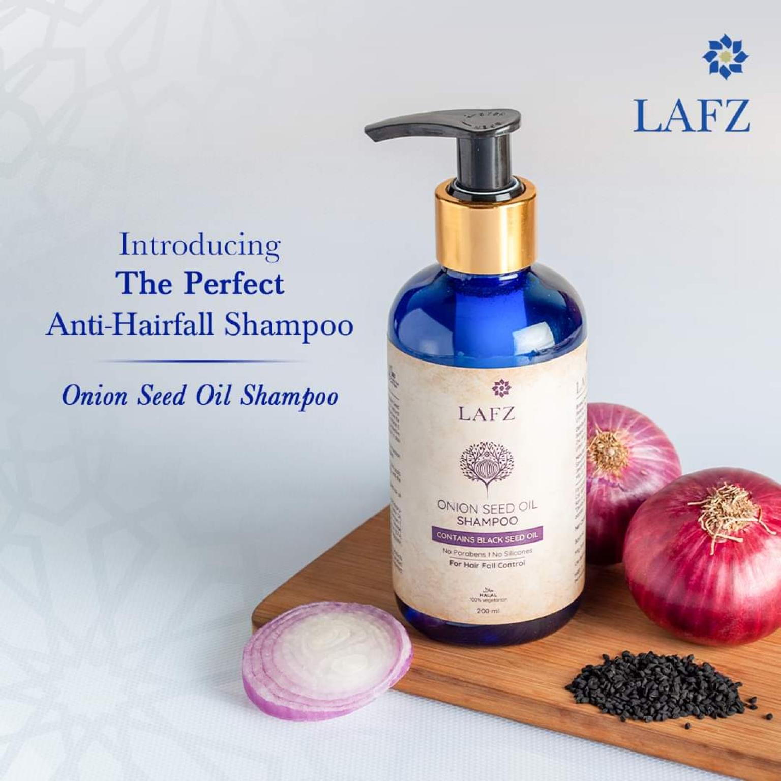 Buy Lafz Onion Seed Oil Shampoo 200ml Online From