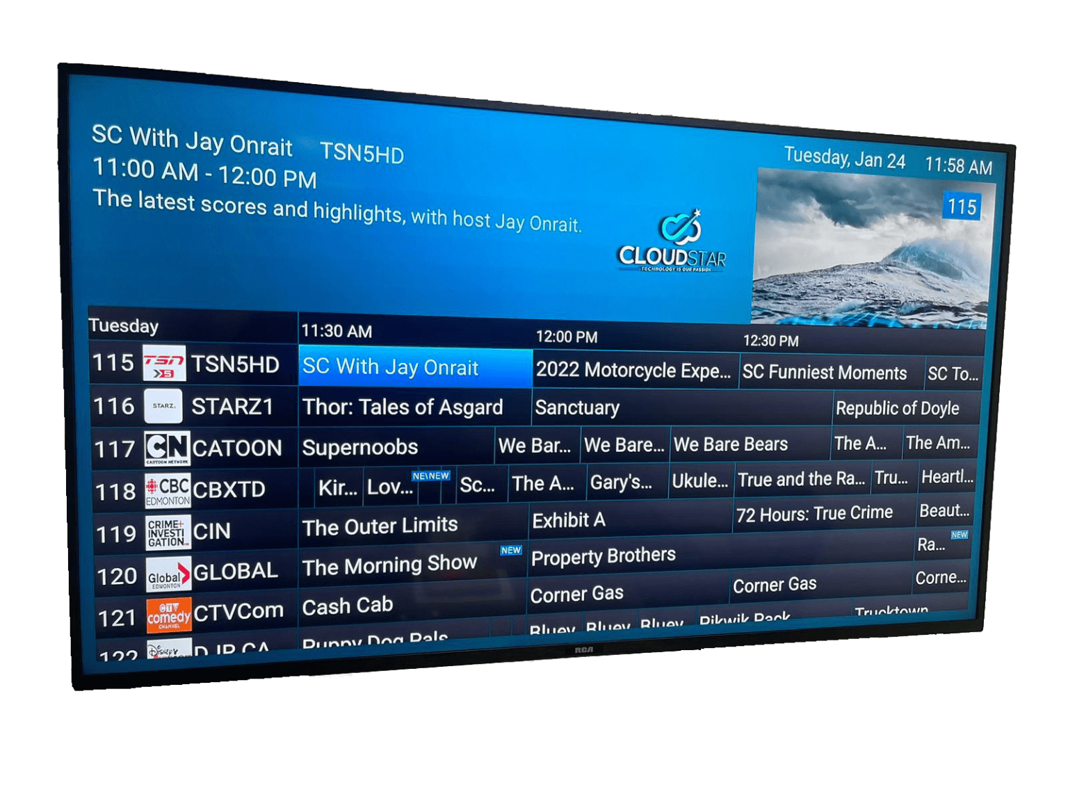HD TV Packages Cloud Star